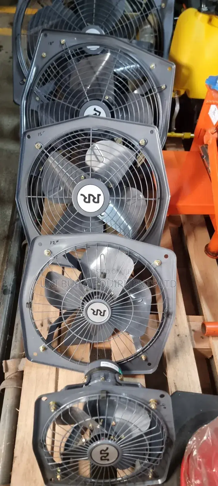 15"Single Phase Heavy Duty Fan With Grill