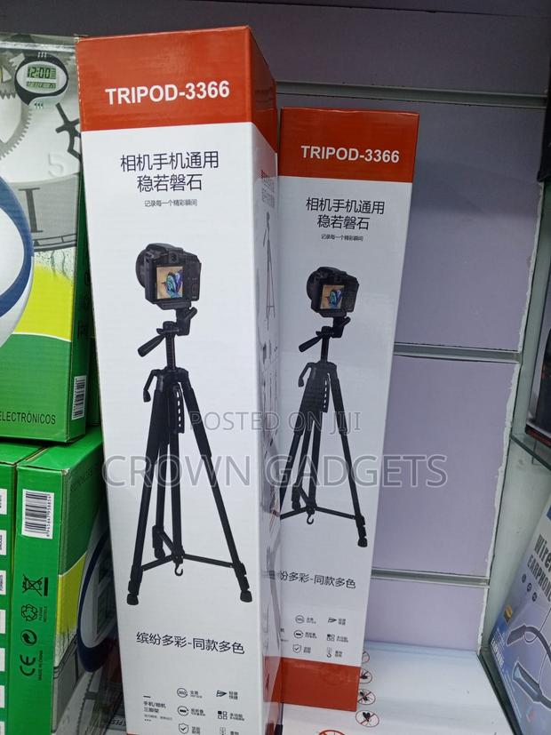 3366 Portable Aluminum Tripod for Photography and Videos