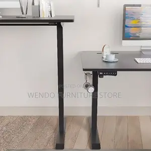 Office Desk 120cm Black Ergonomic Electric Offices Standing Table