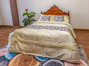 Silk Duvet Cover Set | Lace Design | 4 PCS | Size 6x7
