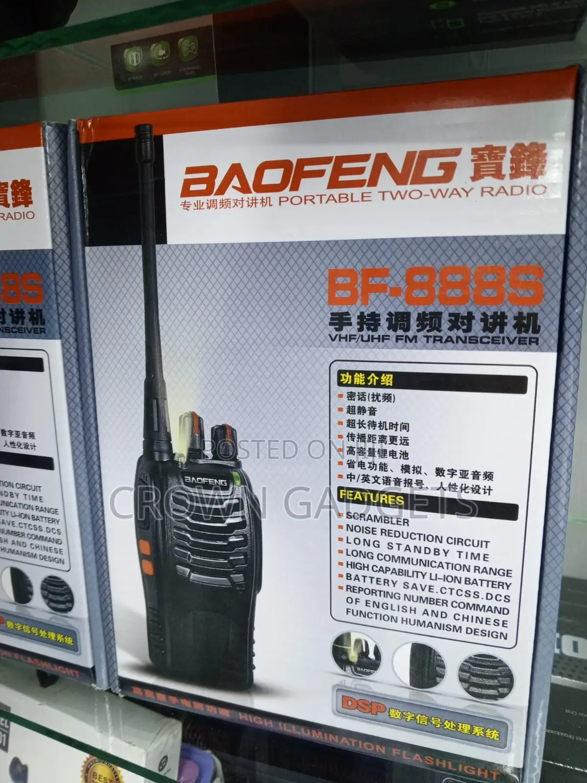 Baofeng Bf-888s Uhf Fm Transceiver With Flashlight