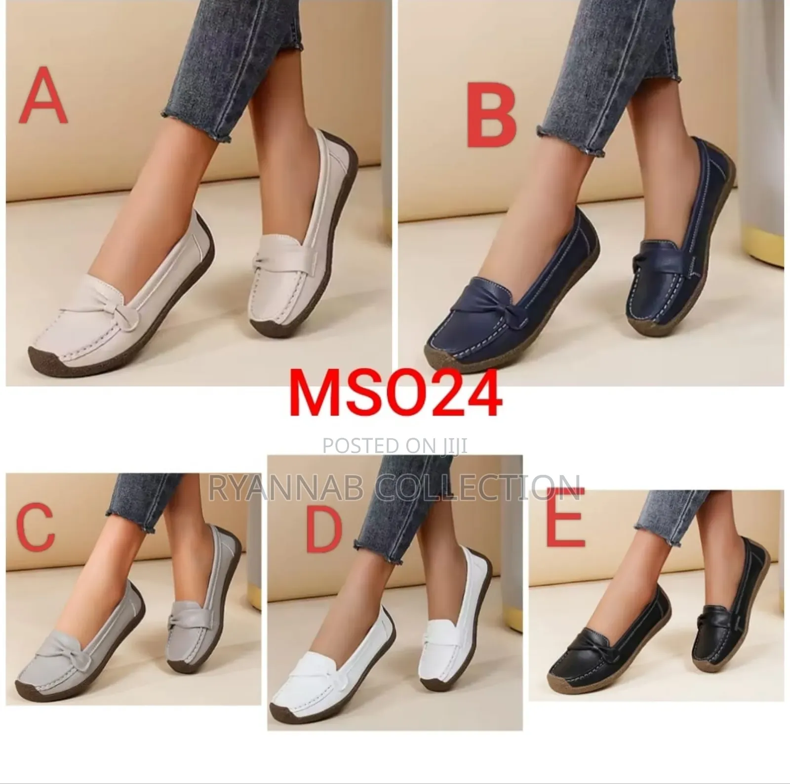 Orthopedics Leather Ladies Loafers