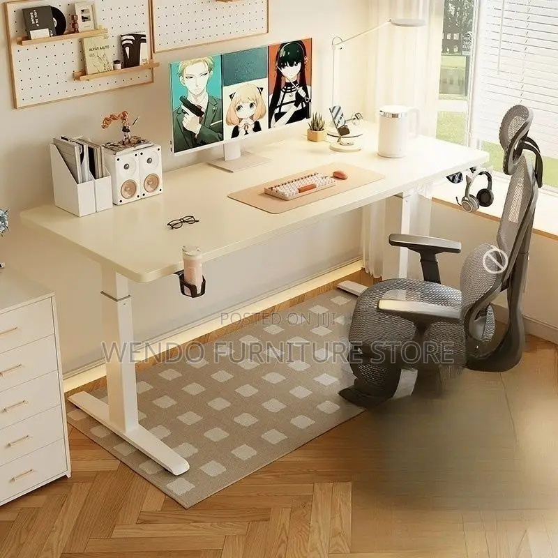 Office Desk; 1200mm Home Office Flexible Height Standing Desk