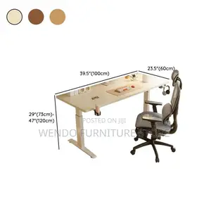Office Desk; 1200mm Home Office Flexible Height Standing Desk