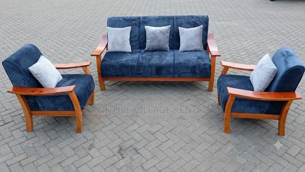 5-Seater Fabric Office Sofa Set - thumbnail 3