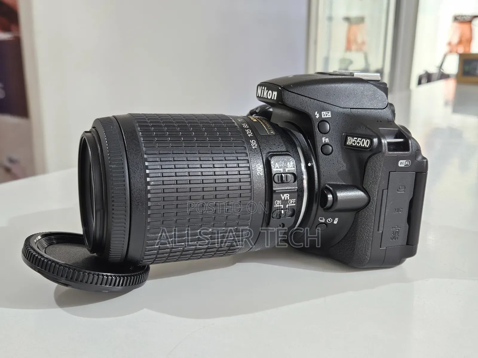 Nikon D5500 With Nikkor 55-200mm Zoom Lens.