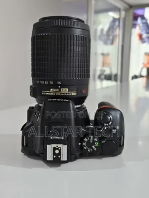 Nikon D5500 With Nikkor 55-200mm Zoom Lens.