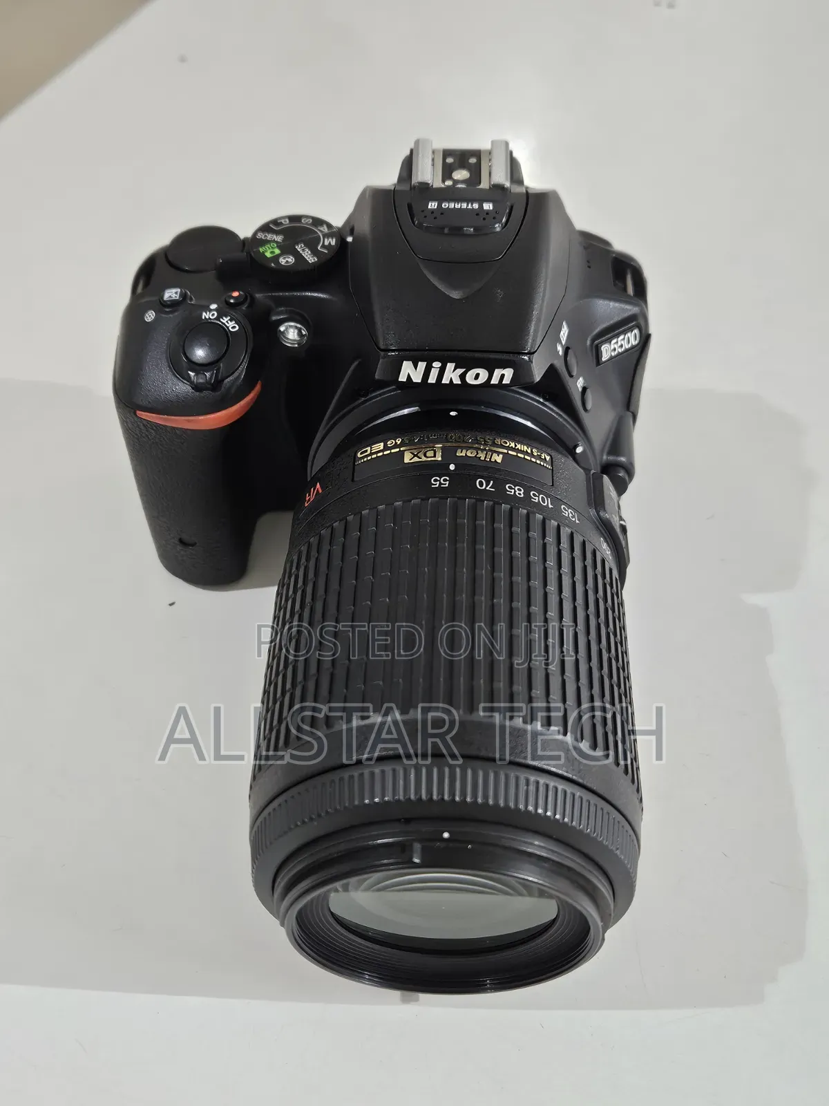 Nikon D5500 With Nikkor 55-200mm Zoom Lens.