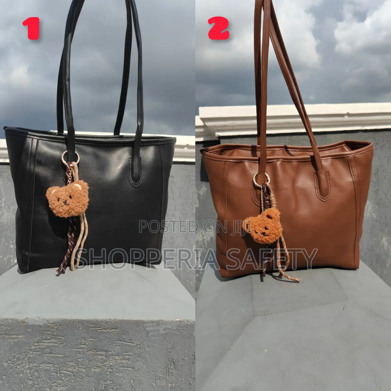 Ladies Cute Tote Bag With Doll