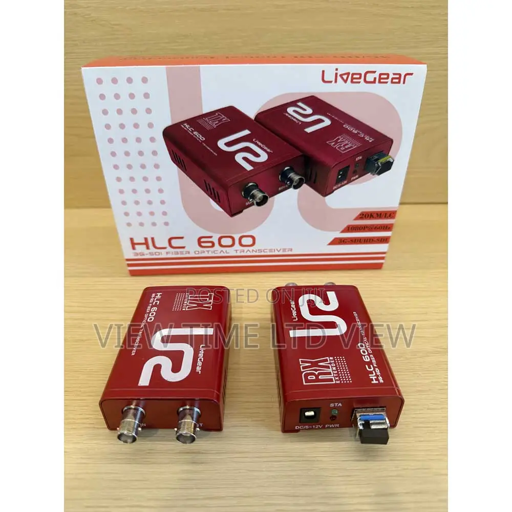 HLC 600 3g-Sdi Fiber Optical Transceiver Extender 20km