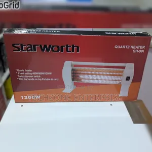 3 Setting Quartz Starworth Heater With 1200 Watts 