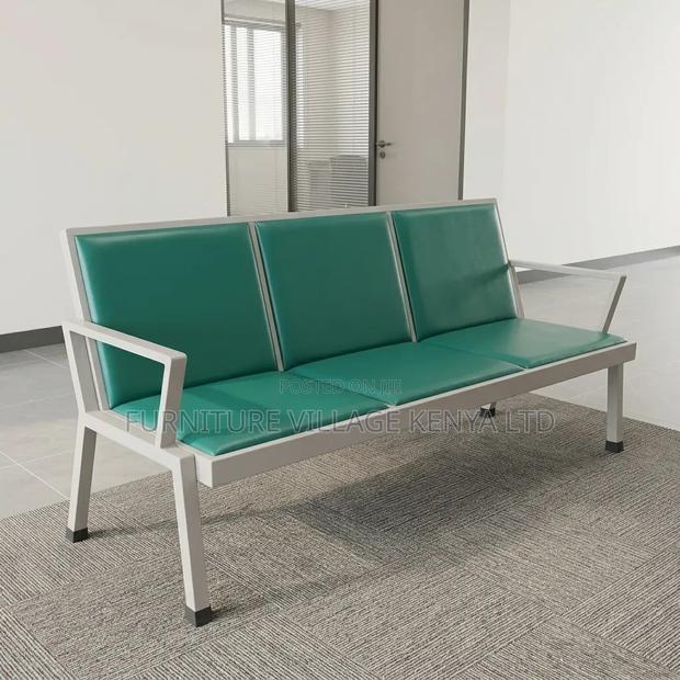 Padded Reception Visitor's Bench. - thumbnail 2