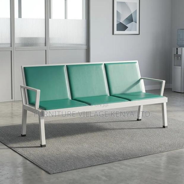 Padded Reception Visitor's Bench. - thumbnail 5