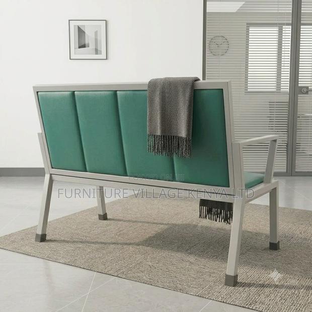 Padded Reception Visitor's Bench. - thumbnail 6