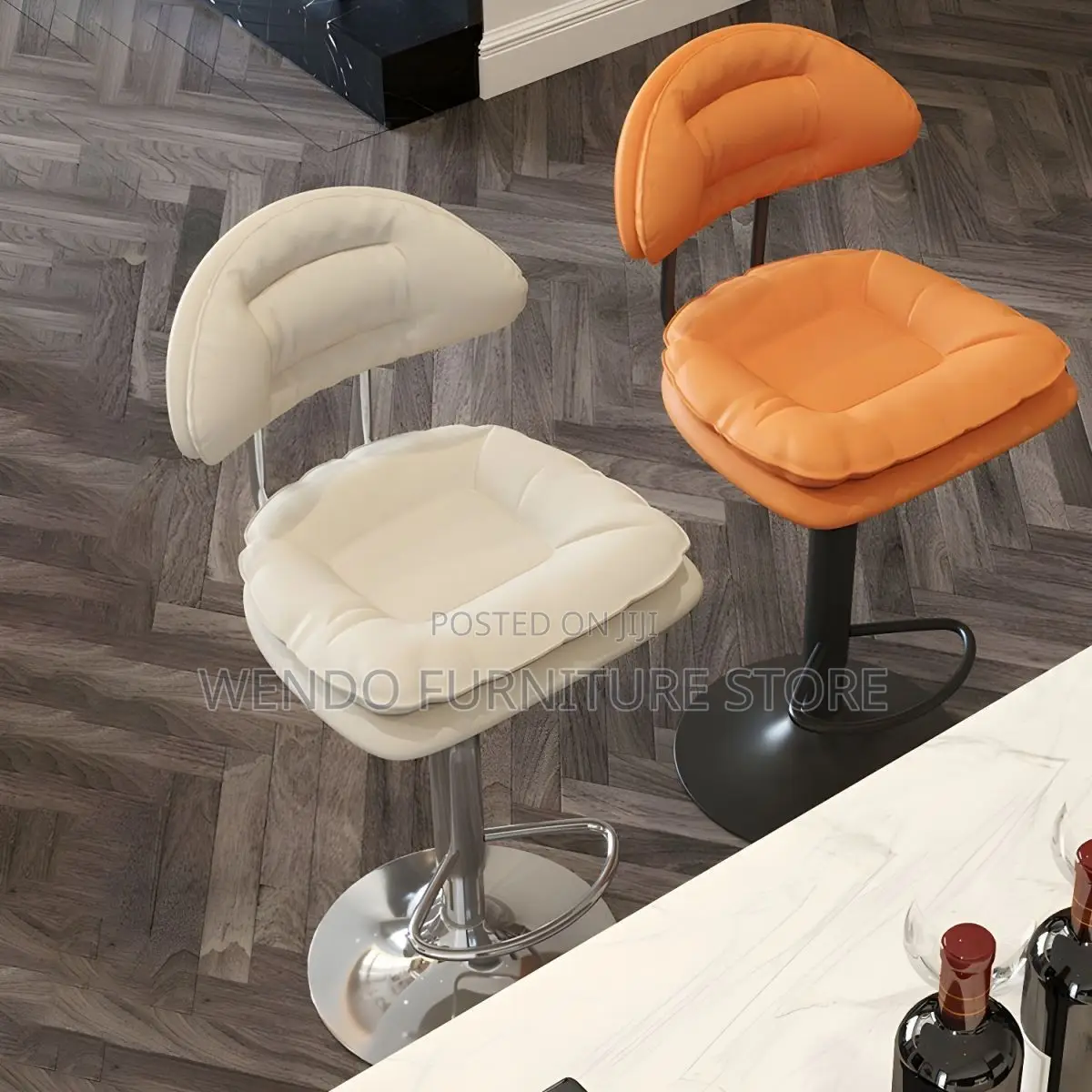 Barstools; Recliner Leather Home Kitchen Barstools