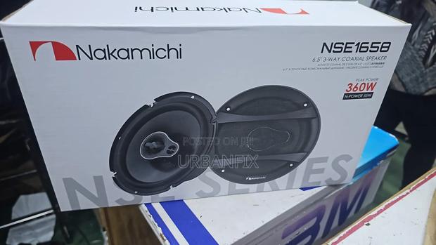 Nakamichi Nse1658 360watts 6.5 Inches Round Midrange Speakers- A Pair