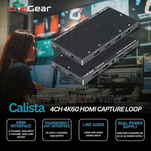 Livegear Calista 4ch Hdmi Capture | 4k60 | Usb-C / Thunderbolt