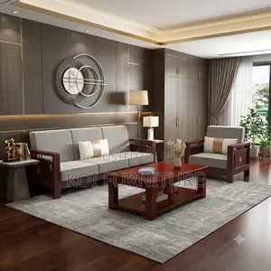 Coffee Table; Home Office Mahogany Executive Coffee Table