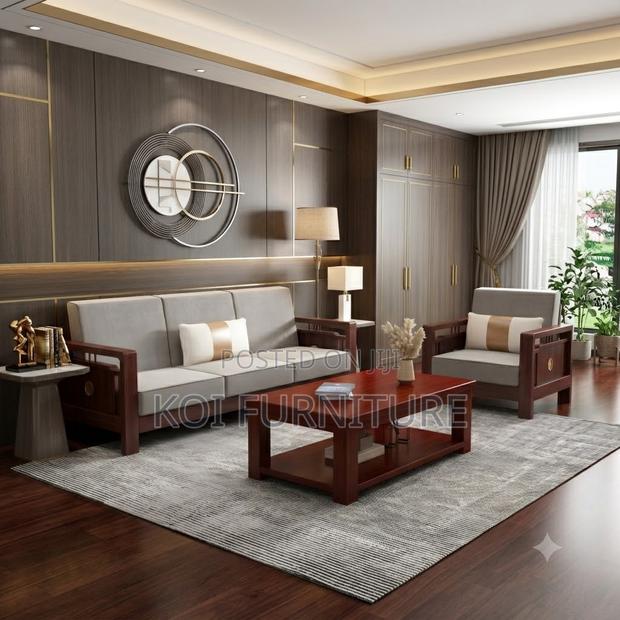 Coffee Table; Home Office Mahogany Executive Coffee Table - thumbnail 3