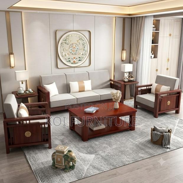 Coffee Table; Home Office Mahogany Executive Coffee Table