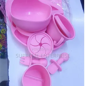 Baby Silicon Feeding Set