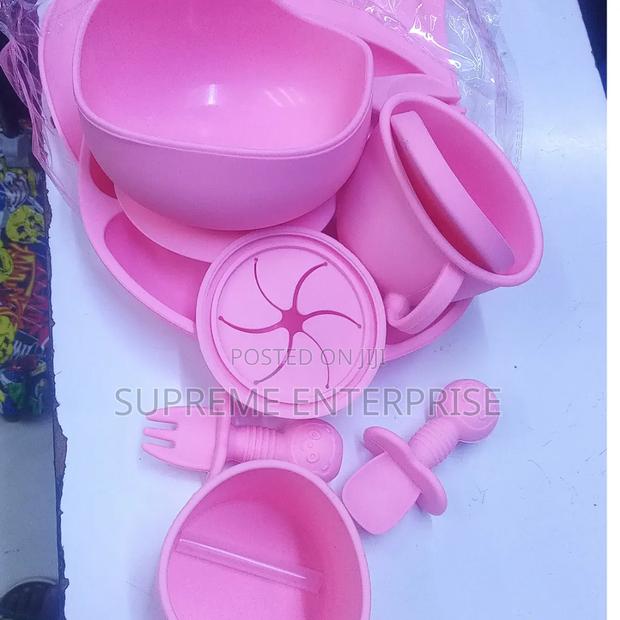 Baby Silicon Feeding Set