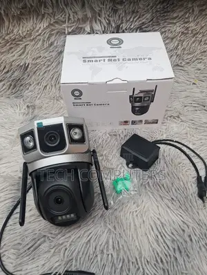 Dual Lens PTZ Simcard Security Camera With Human Tracking Night Vision