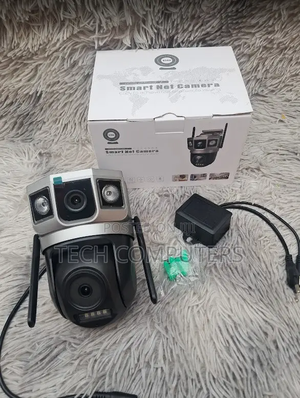 Dual Lens PTZ Simcard Security Camera With Human Tracking Night Vision
