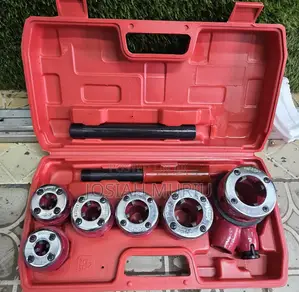 6pcs Ratchet Die Stock Tap Threading Set