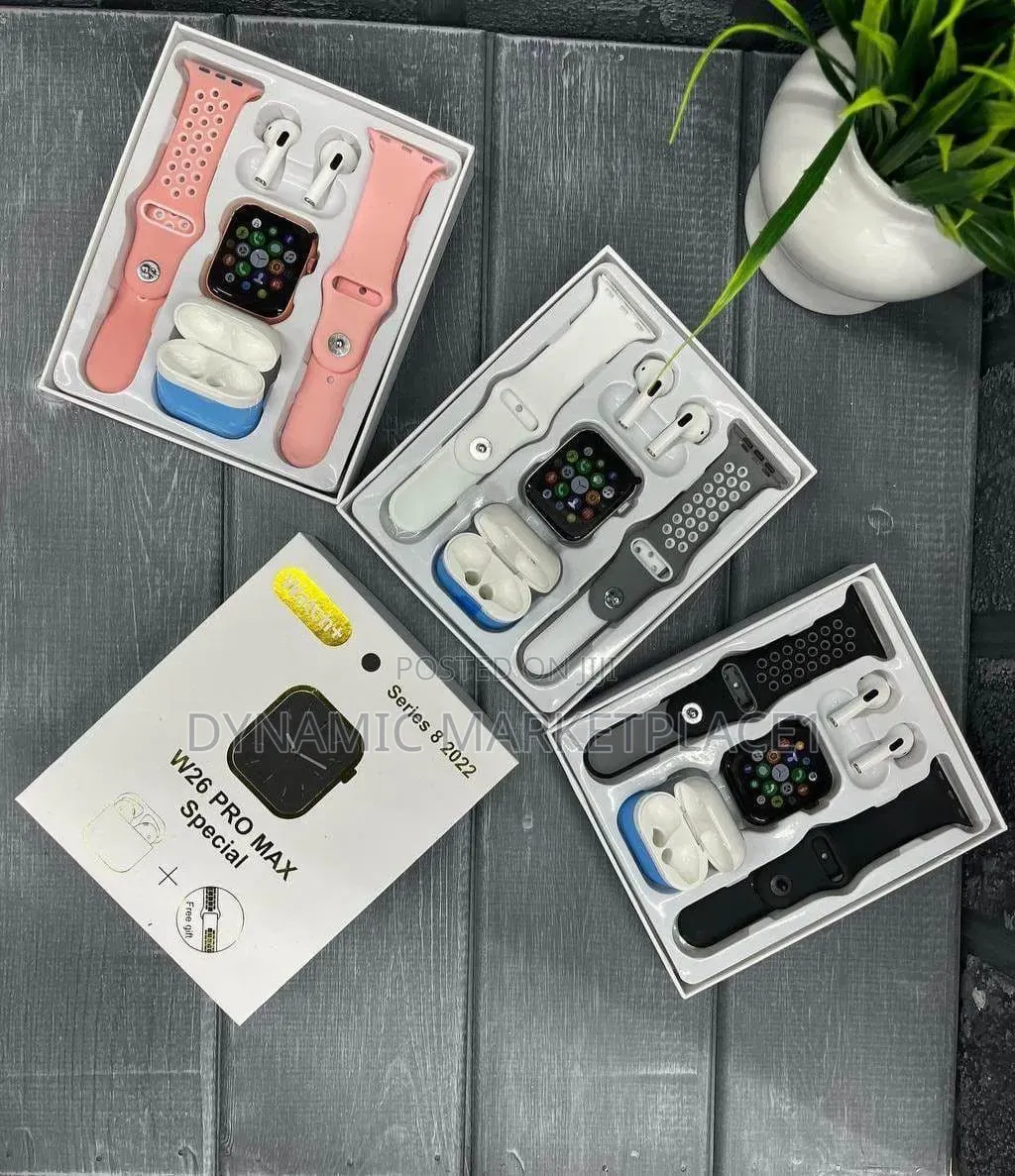 2 in 1strap Smart Watches With Free Earpods