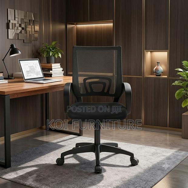 Office Chairs; Fabric Clerical Swivel Chairs - thumbnail 4