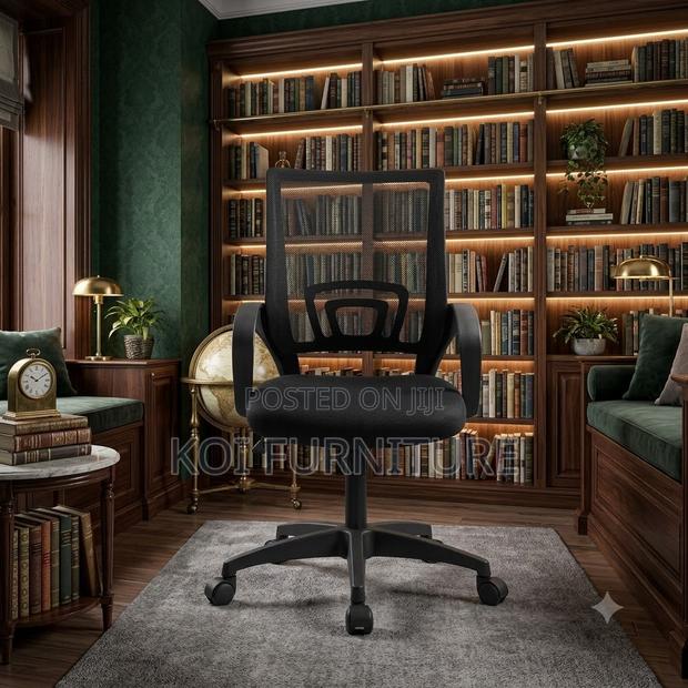 Office Chairs; Fabric Clerical Swivel Chairs - thumbnail 6