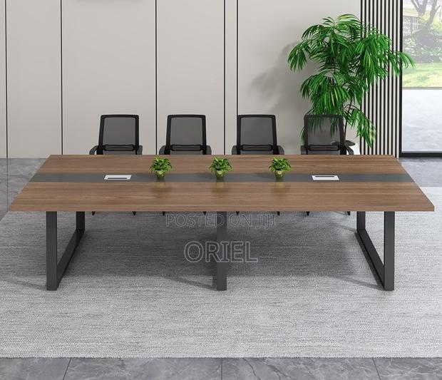 Office Table : 2400mm Office Boardroom Meeting Conference Table - thumbnail 4