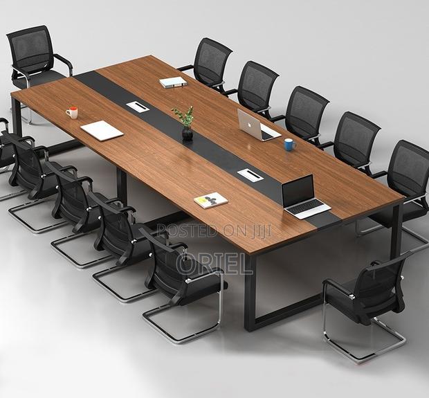 Office Table : 2400mm Office Boardroom Meeting Conference Table - thumbnail 5