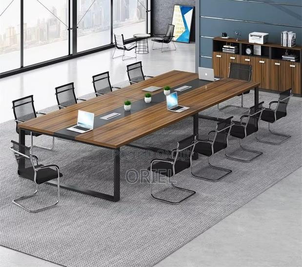 Office Table : 2400mm Office Boardroom Meeting Conference Table - thumbnail 8