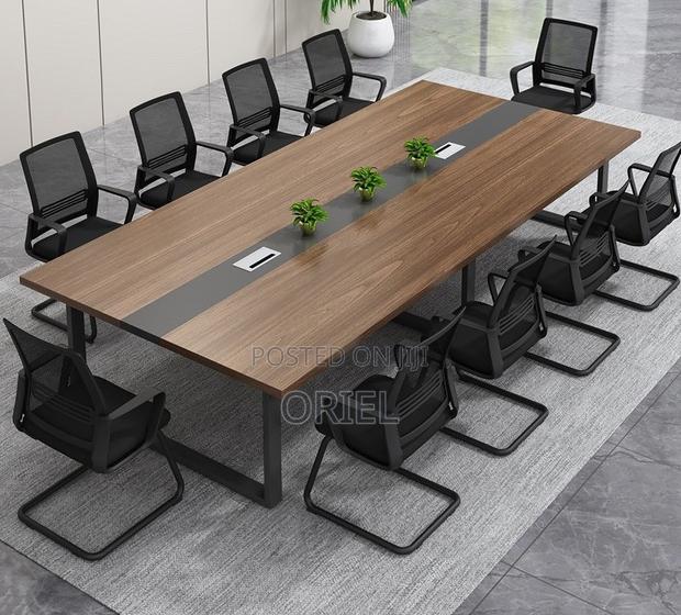 Office Table : 2400mm Office Boardroom Meeting Conference Table - thumbnail 12
