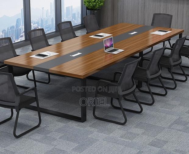 Office Table : 2400mm Office Boardroom Meeting Conference Table - thumbnail 10