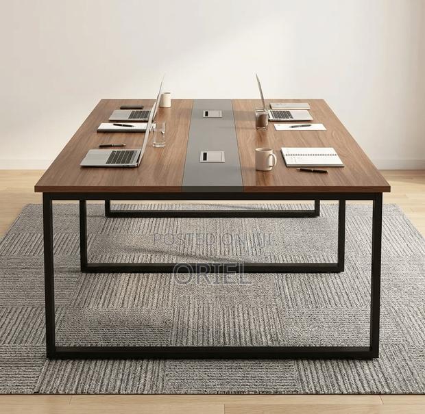 Office Table : 2400mm Office Boardroom Meeting Conference Table - thumbnail 15