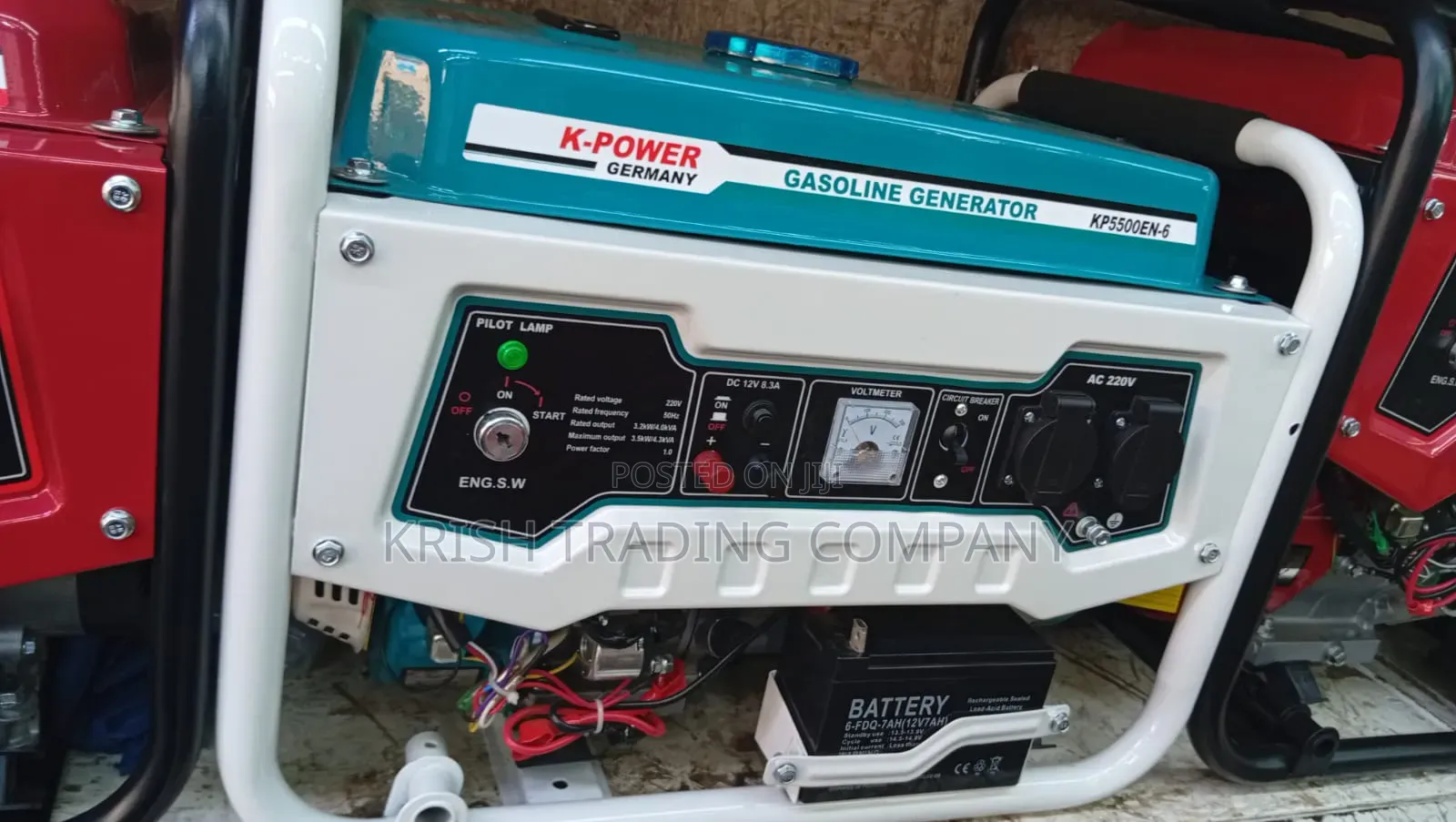 K-Power Kp5500en-6 Gasoline Generator 5.5kw