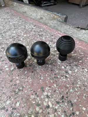 Modern Jua Kali Curtain Rods Finials