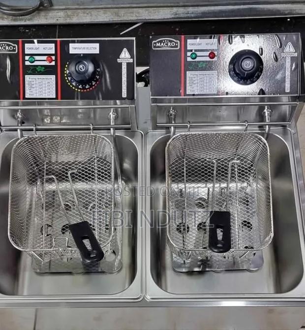 Deep Fryer -macro Double Deep Fryer Available