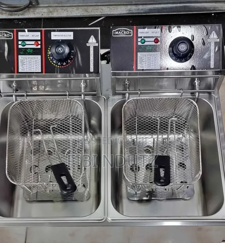 Deep Fryer -macro Double Deep Fryer Available