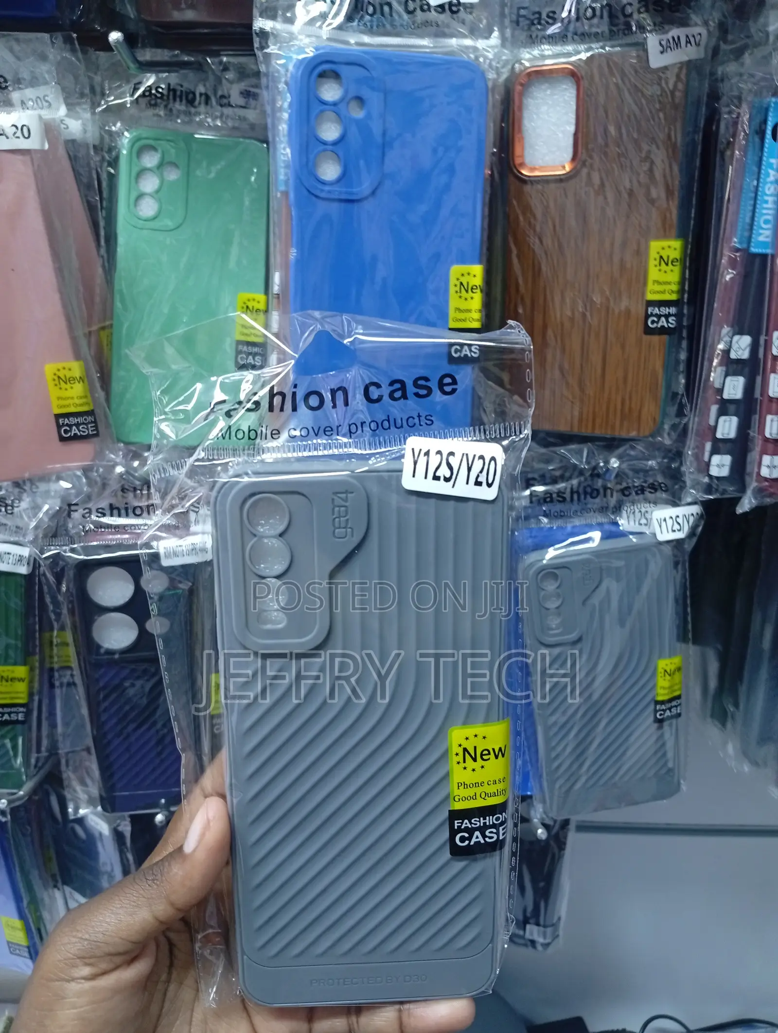 Vivo Y12s and Vivo Y20 Distinct Vertical Textured Design Case