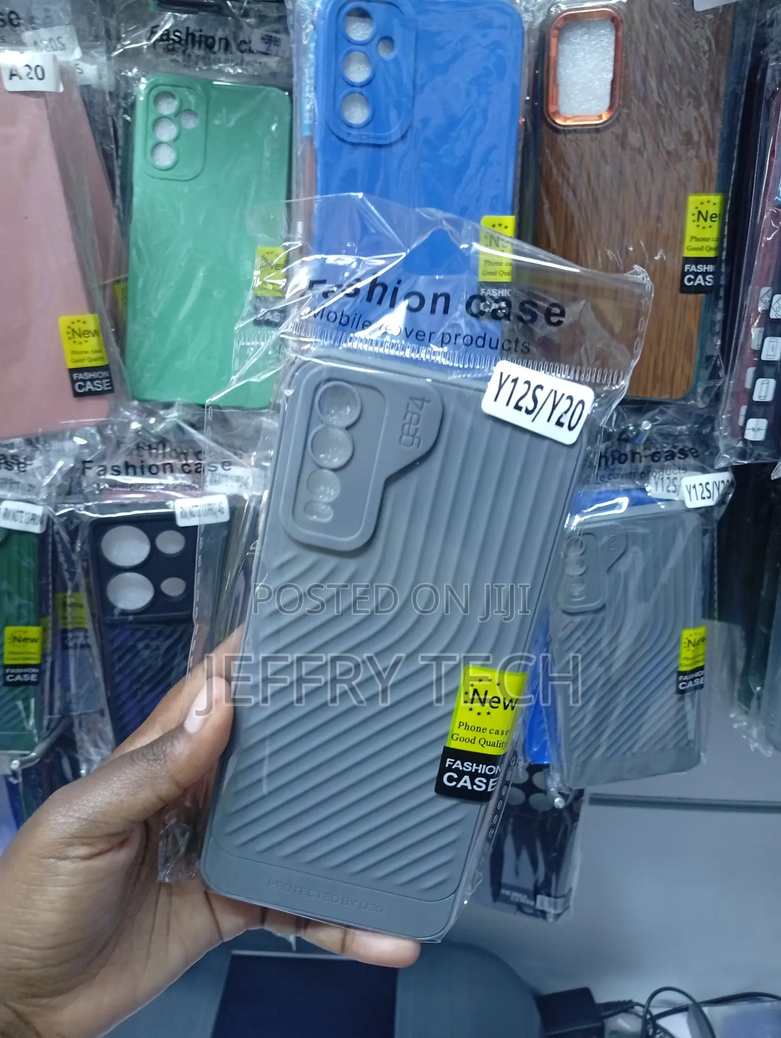 Vivo Y12s and Vivo Y20 Distinct Vertical Textured Design Case