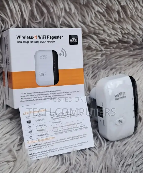 Wifi Repeater 300mbps Wireless Range Extender Signal