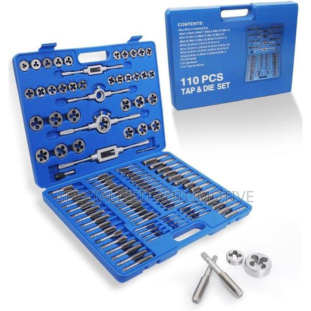110 Piece Tap and Die Set Threading Tool Set