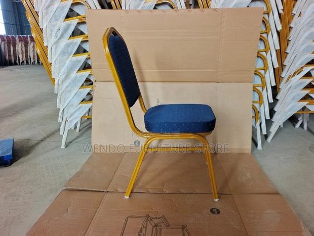 Office Chairs; Armless Office Fabric Events Chair - thumbnail 6