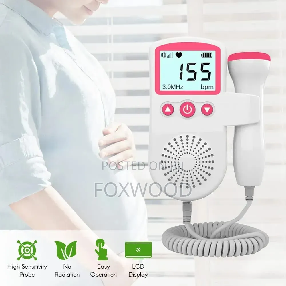 Fetal Doppler Heartbeat Monitor Listen to Your Baby’S Heartbeat