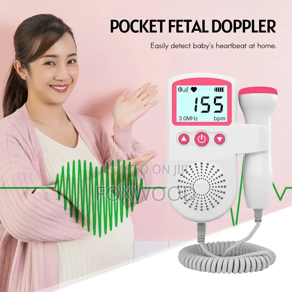 Fetal Doppler Heartbeat Monitor Listen to Your Baby’S Heartbeat