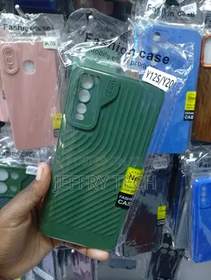 Vivo Y12s and Vivo Y20 Green Puffer-Style Phone Case